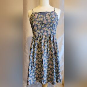 Mossimo Supply Co. Denim-Blue & Floral Sundress